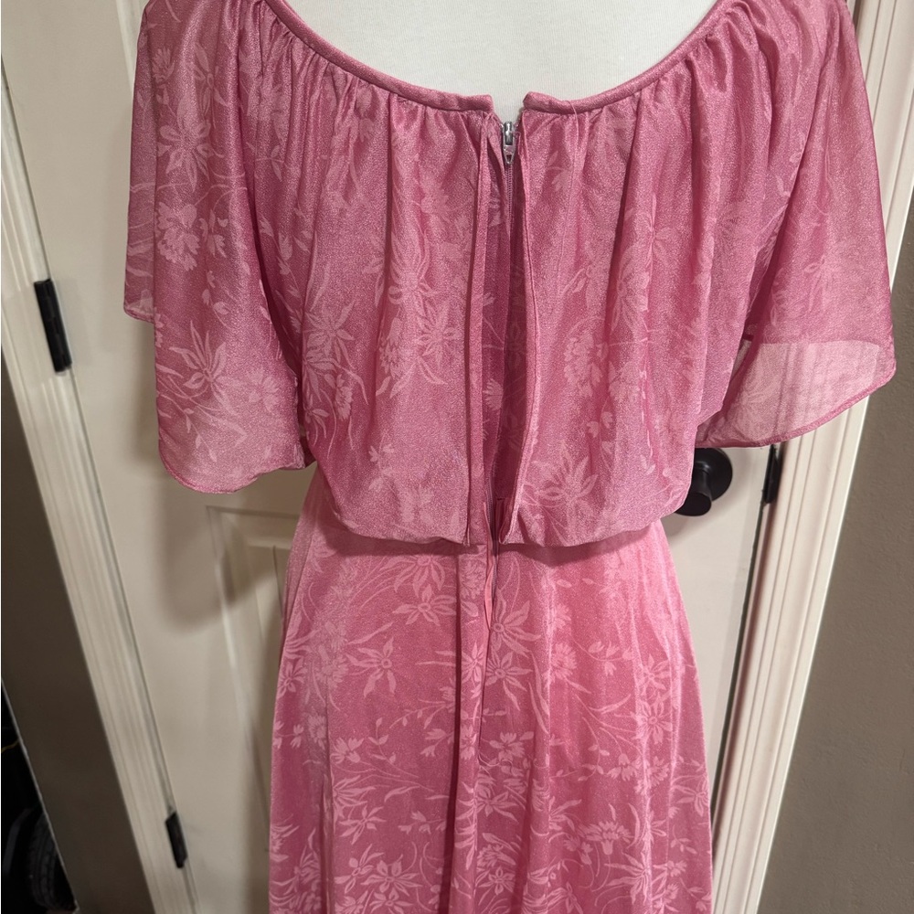 Vintage Chic Pink Dress size small - Picture 5 of 10